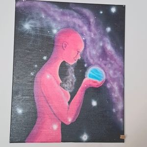Cosmic goddess painting